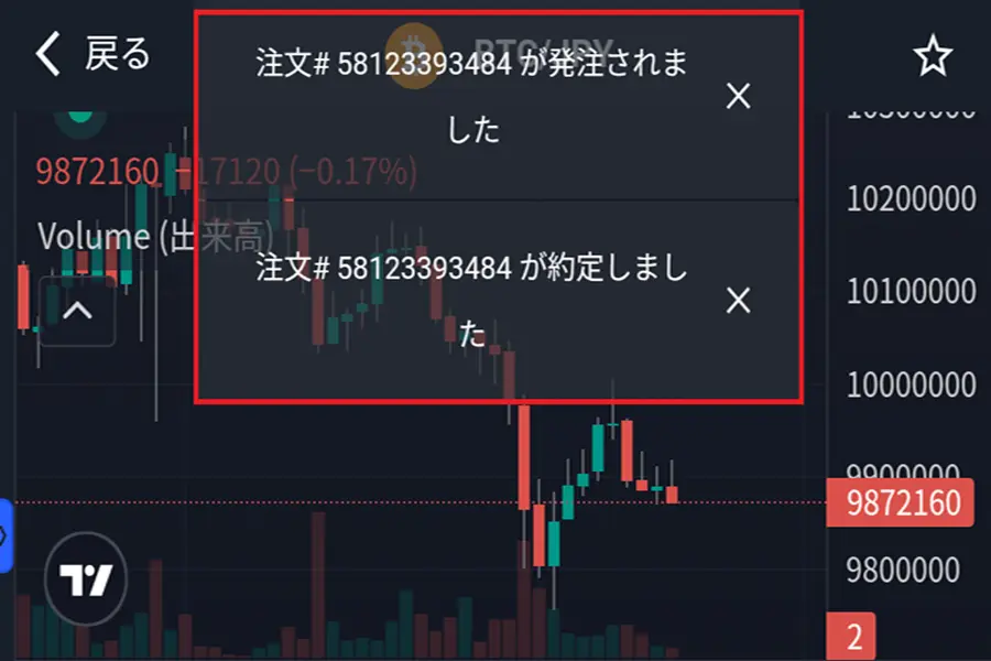 ビットバンク暗号資産購入